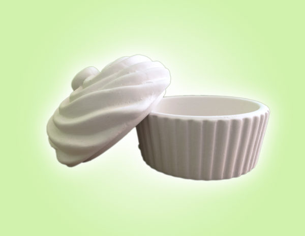 Keramik zuhausemalen.de | Kleine Cupcake Dose <span style="font-size: 10px">(Farbgröße S)</span> Dosen