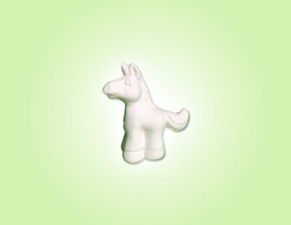 Keramik zuhausemalen.de | Mini Einhorn Unicorn höhe 5,5 cm <span style="font-size: 10px">(Farbgröße XXS)</span> unsere kleinen Littels